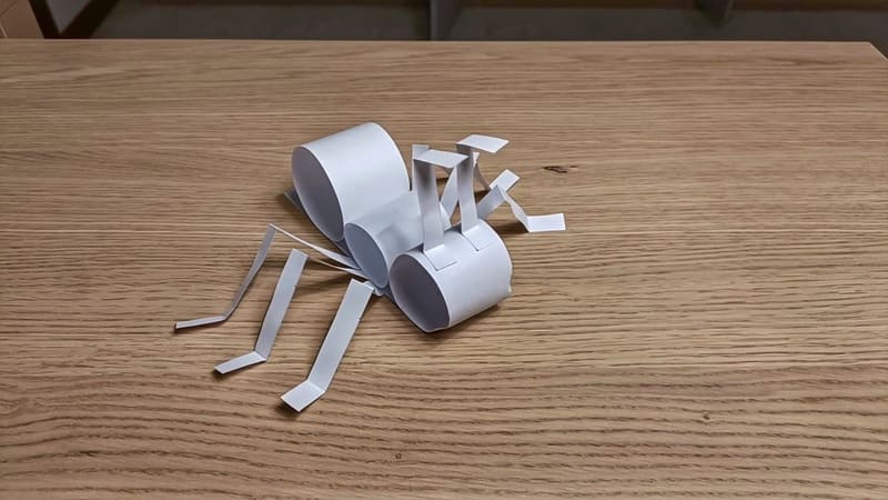 Como fazer uma formiga de papel