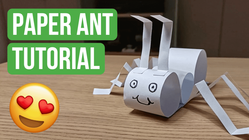 How To Make A Paper Ant - Origami Tutorial