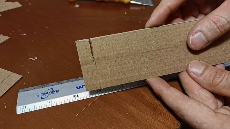 A piece of the test tube holder