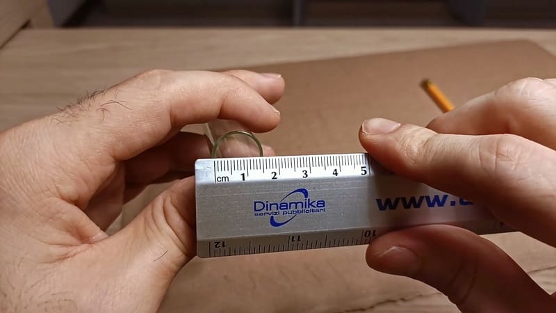 Measuring the test tube