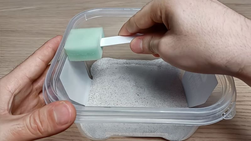 Tutorial sul setup di tubs e provette - aggiunta dell'olio per prevenire le fughe